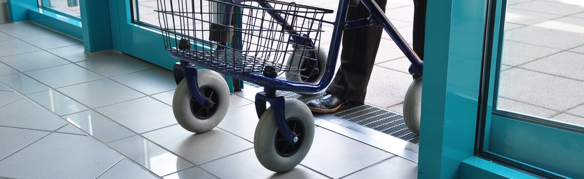 AquaDrain BF-FLEX in einer Tür eingebaut | © Gutjahr Systemtechnik