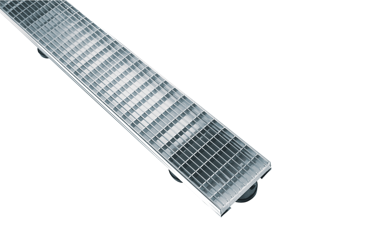 AquaDrain® FLEX - Drainrost – stufenlos höhenverstellbar und ablängbar