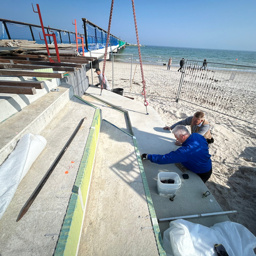 Baustellenbild AquaDrain SD Stufendrainage  | © Gutjahr Systemtechnik GmbH