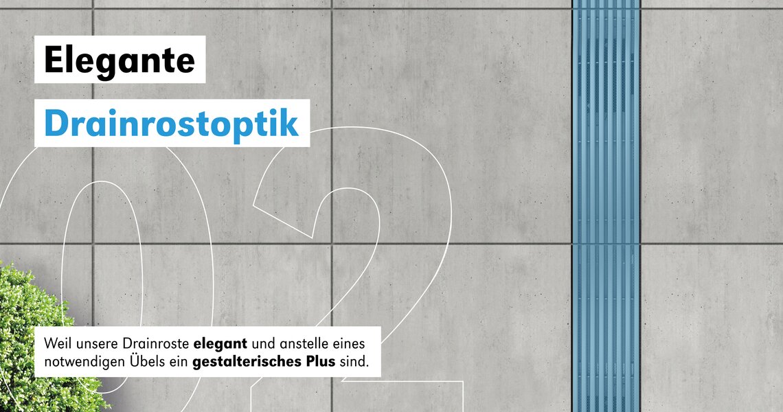 Gutjahr - Elegante Drainrostoptik | © Gutjahr Systemtechnik