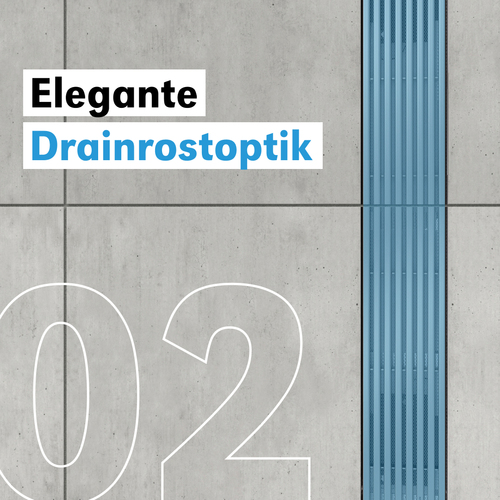 Gutjahr - Elegante Drainrostoptik | © Gutjahr Systemtechnik