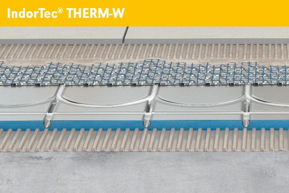 Gutjahr Produktaufbau IndorTec THERM-W Fußbodenheizung | © Gutjahr Systemtechnik