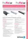 Technisches Datenblatt ProFin DP/BL-R und ProFin BP